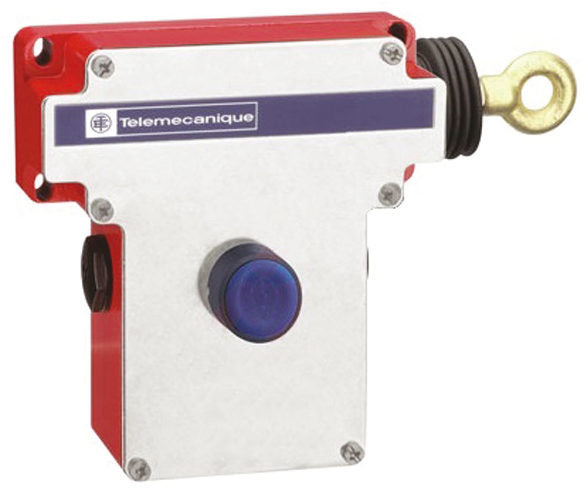 Telemecanique Sensors XY2-CE Rope Pull Switch, 50m, 2NO/2NC, Right Side