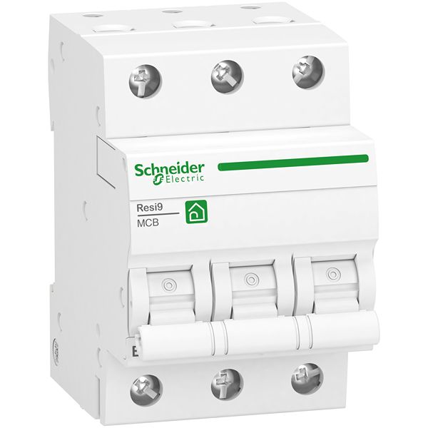 Schneider Electric Resi9 R9F2 MCB, 3P, 40A Curve B, 400V AC, 6 kA Breaking Capacity