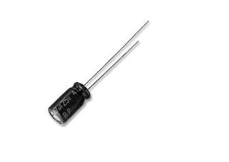 Panasonic 47μF Aluminium Electrolytic Capacitor 25V dc, Radial, Through Hole - ECEA1EN470U