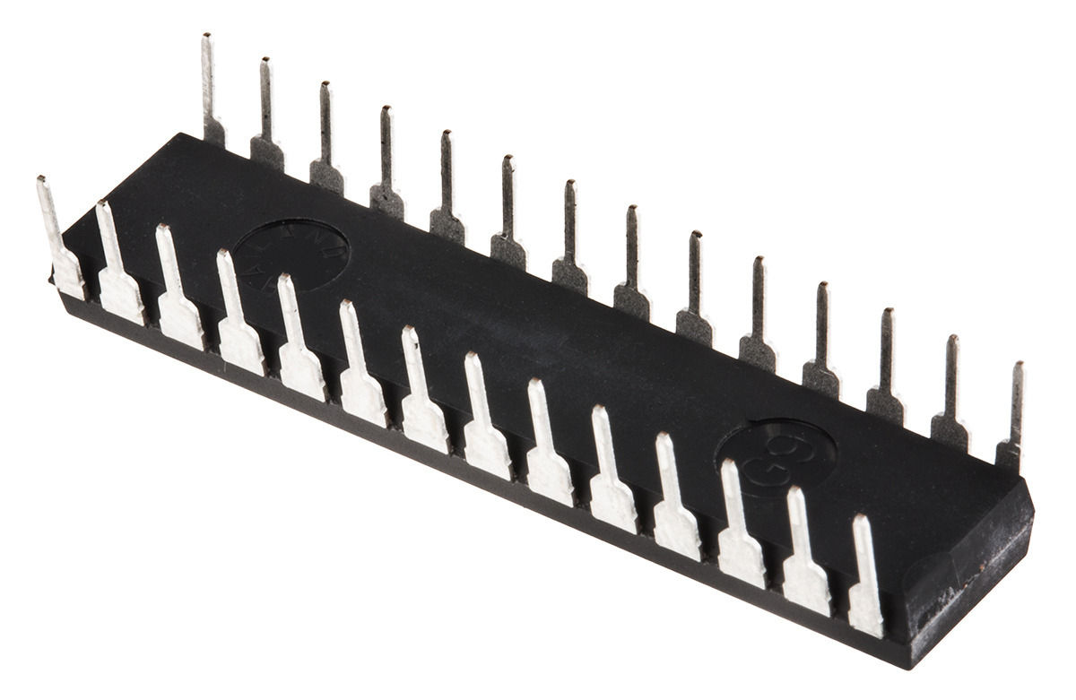 Microchip, 8 bit PIC, PIC18F2420 Microcontroller, 40 MHz, 16kB FLASH, 28-Pin SPDIP