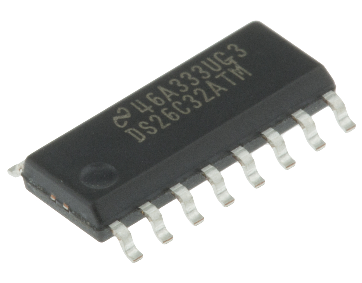 Texas Instruments DS26C32ATM/NOPB Line Receiver, 16-Pin SOIC