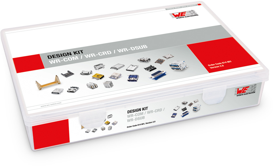 Wurth Elektronik Connector Kit Containing HDMI, PCB Connectors, SIM Card, USB