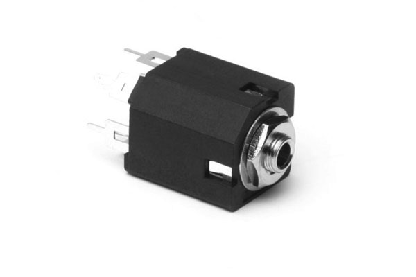 Amphenol Industrial Jack Connector 1/4 in Panel Mount Phone Jack Socket 10A