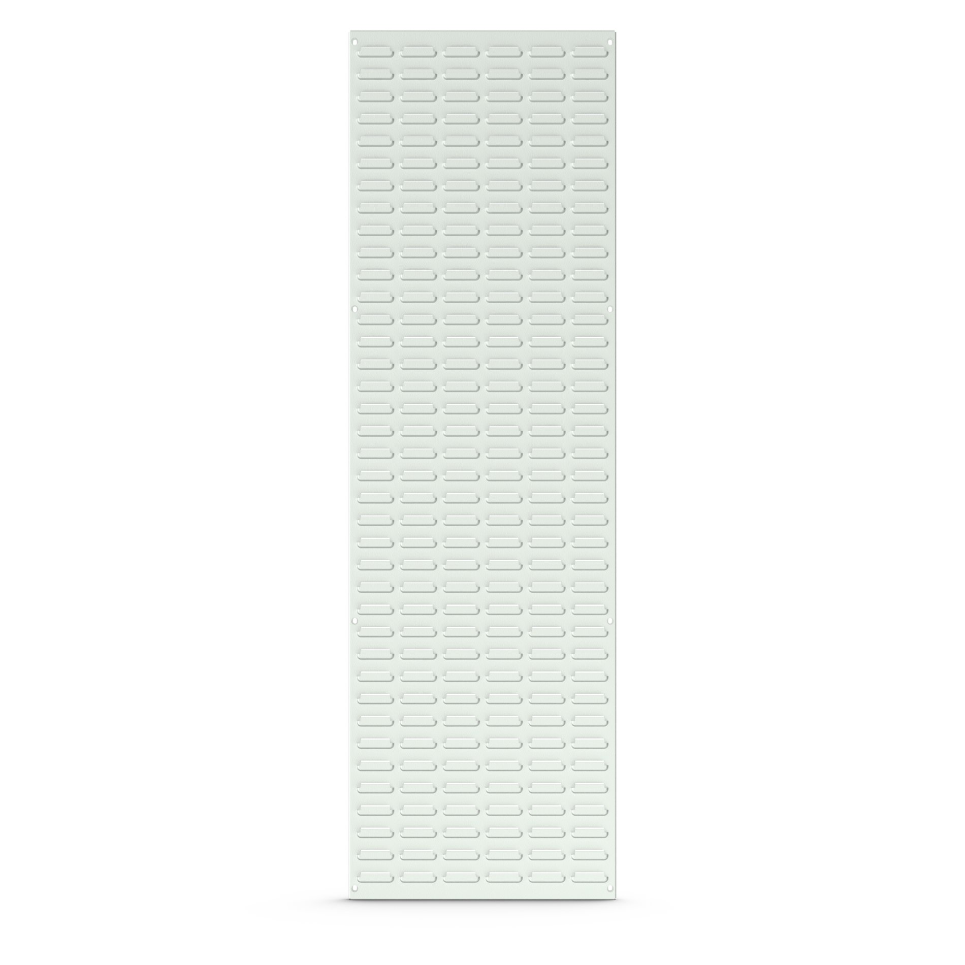 Bott Steel Louvre Panel Storage Unit, 457mm x 19mm x 1486mm, Light Grey