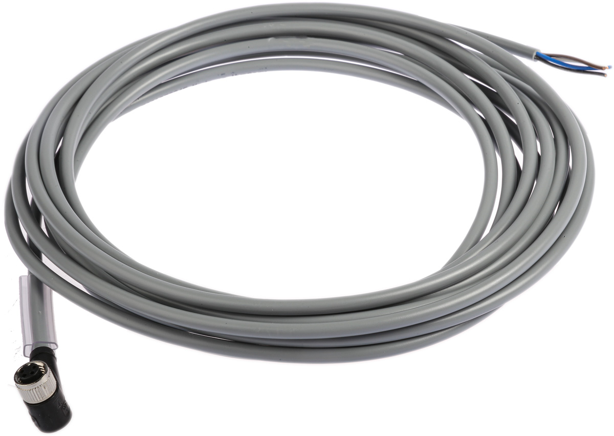 Pepperl + Fuchs Female 4 way M8 to Unterminated Free End Sensor Actuator Cable, 5 m