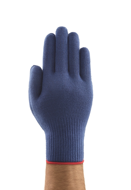 Ansell 78-203 Blue Acrylic Work Gloves, Size 7, Polyvinyl Chloride Coating