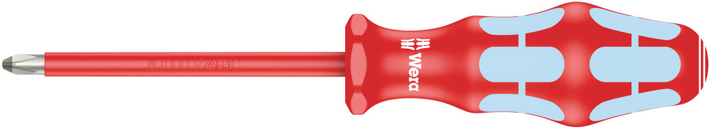 Wera Phillips Insulated Screwdriver, PH1 Tip, VDE/1000V
