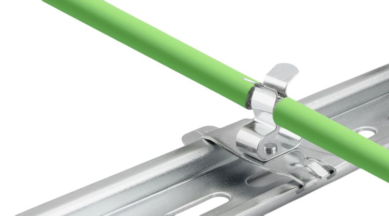 Icotek Silver Spring Steel Clip, 11mm Max. Bundle