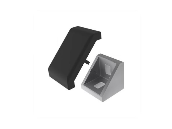 RS PRO M6 Angle Bracket, Connecting Component, Strut Profile 30 mm, Groove Size 8mm