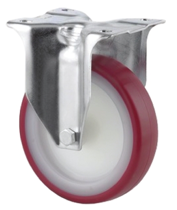 Tente Fixed Castor Wheel, 700kg Capacity, 200mm Wheel