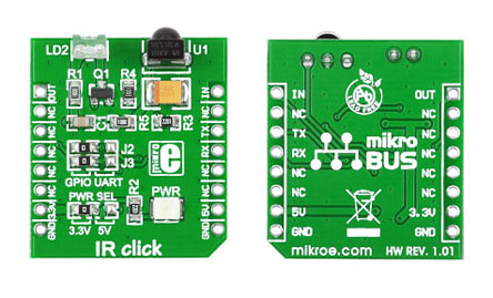 MikroElektronika Infrared Sensor MikroBus Click Board