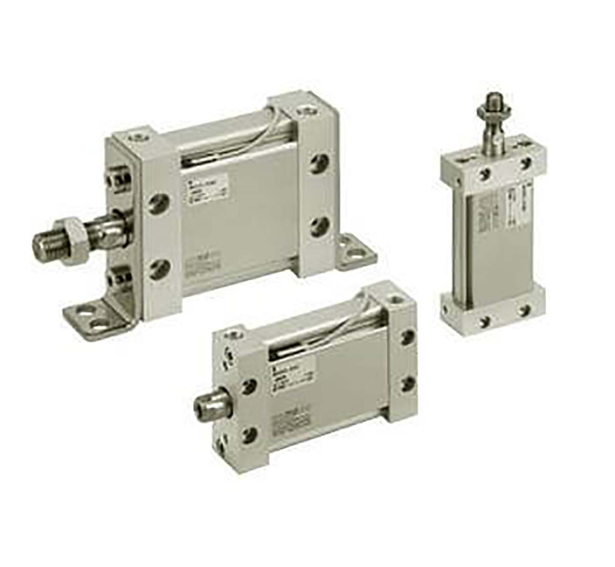 SMC 50 mm Pneumatic Piston Rod Cylinder - MU Series, Double Acting Acting