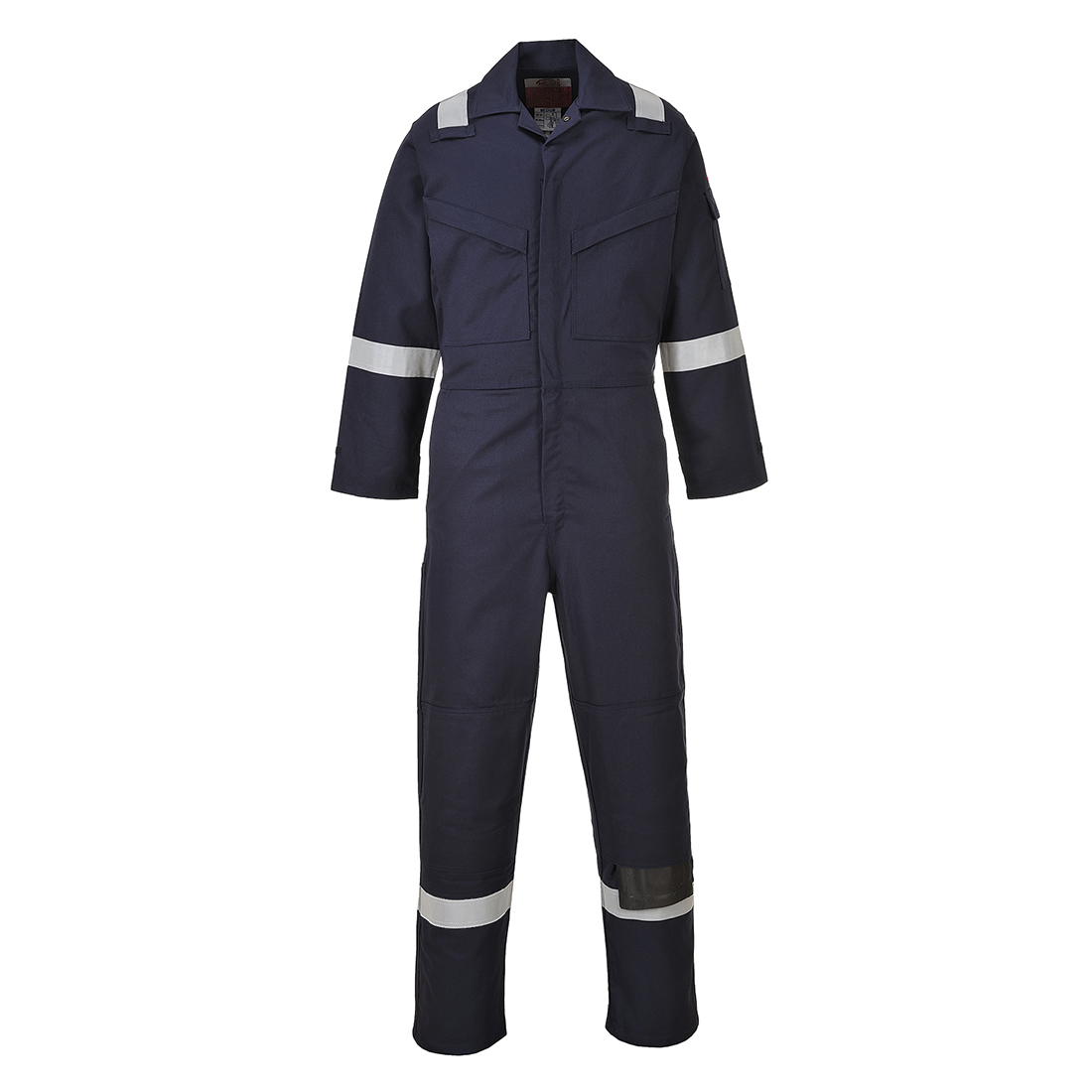 Portwest Navy Reusable Hi Vis Overalls, M