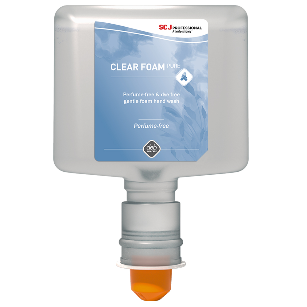 SCJ Professional Unscented Clear FOAM Foaming Hand Cleaner - 1.2L (TF) Cartridge