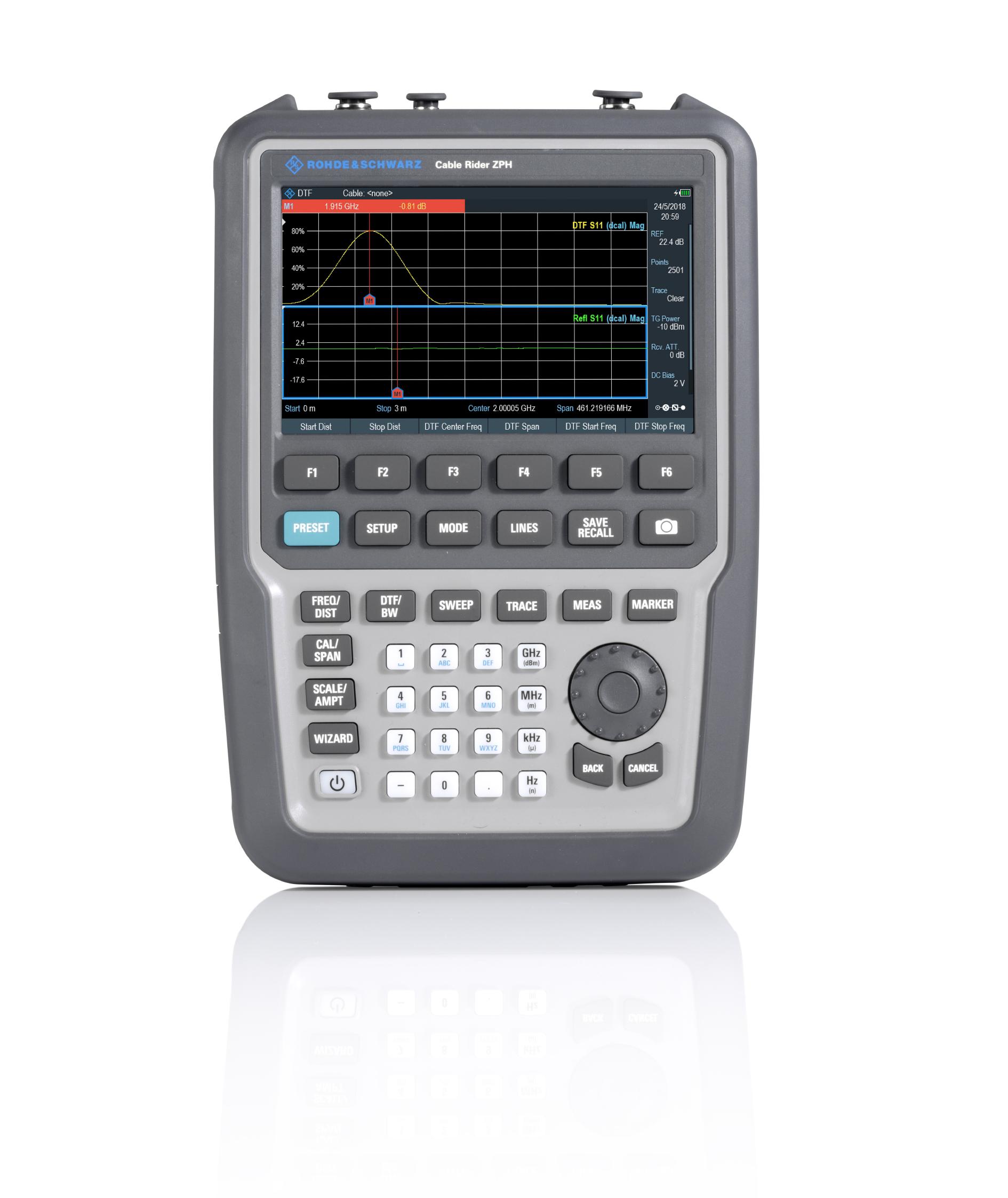 Rohde & Schwarz ZPH-ANR4 Handheld Spectrum Analyser, 3GHz