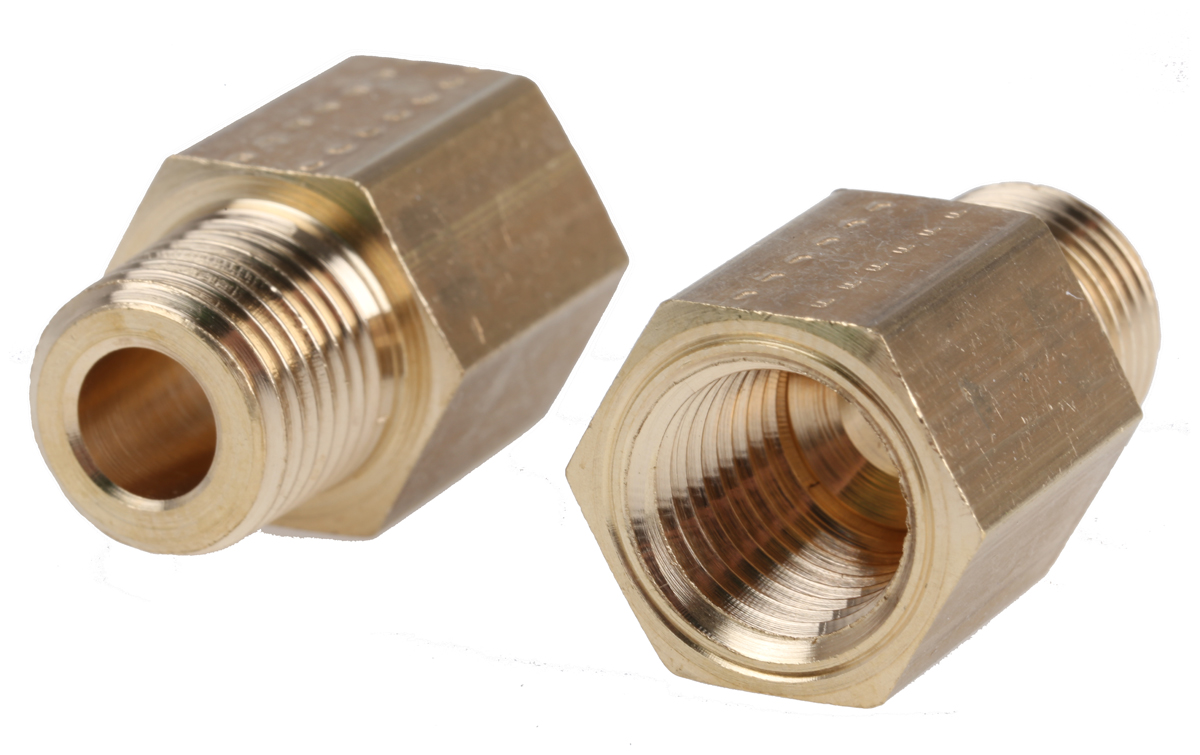 Legris Straight Threaded Adaptor, R 1/4 Male to NPT 1/4 Female, Threaded Connection Style