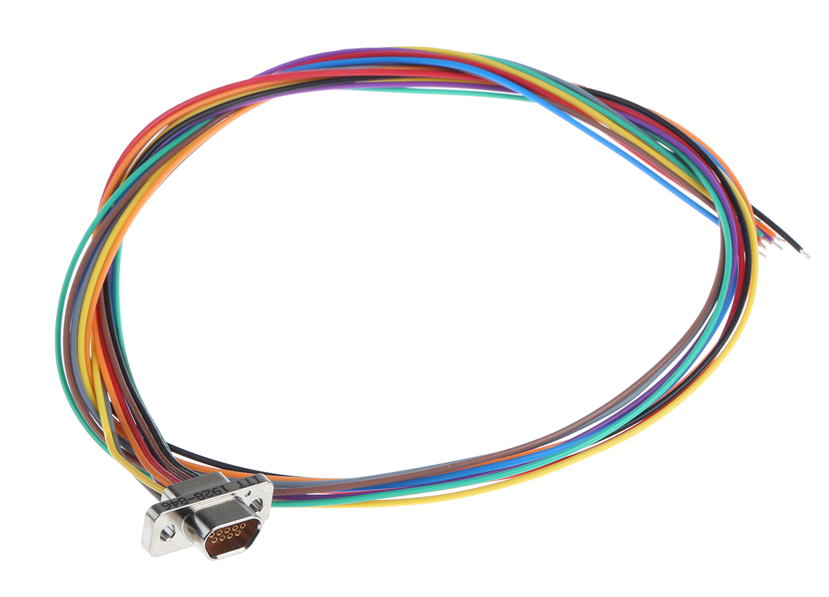 ITT Cannon MDM 9 Way Cable Mount D-sub Connector Socket, 1.27mm Pitch