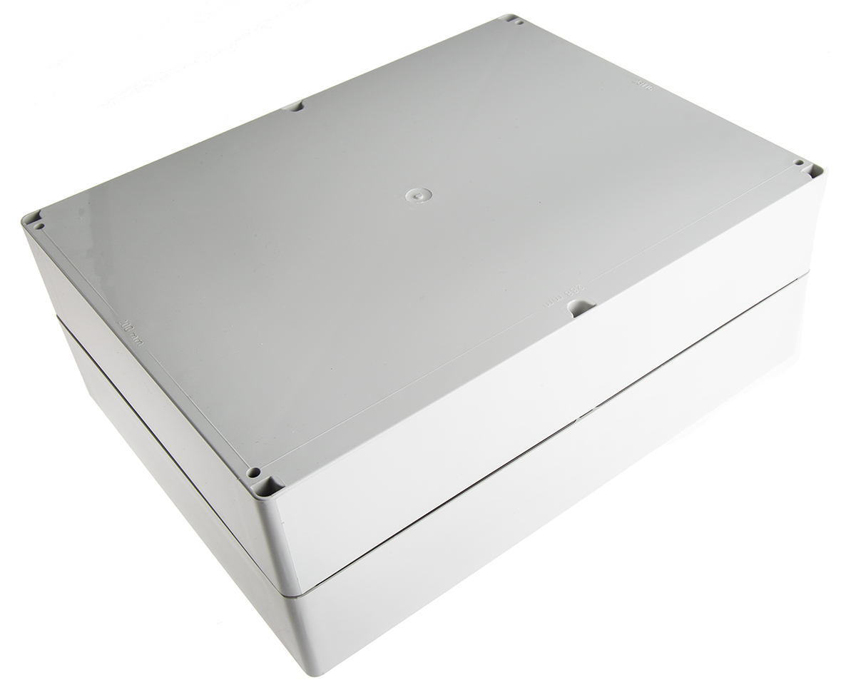 Fibox Grey ABS Enclosure, IP66, IP67, 300 x 230 x 110mm