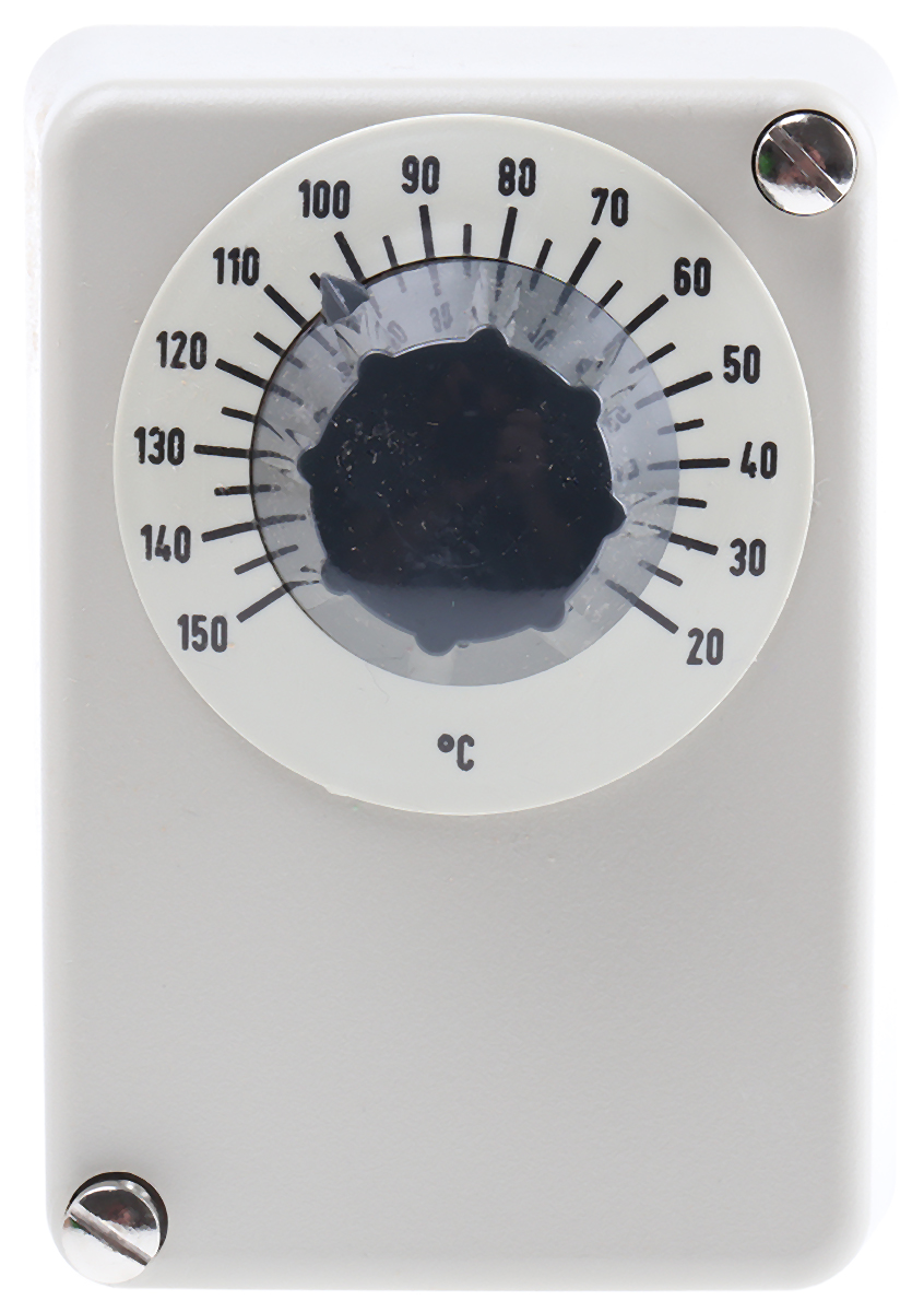 Jumo Capillary Thermostat, +150°C Max, SPDT, Manual Reset, Surface Mount