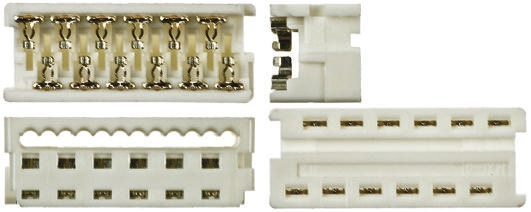 Molex 20-Way IDC Connector Socket for Cable Mount, 2-Row