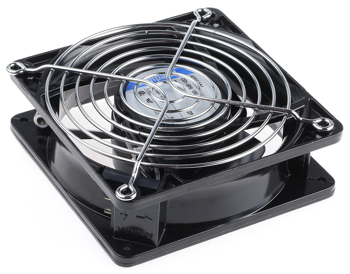 ebm-papst 4000 Z Series Axial Fan Kit, 230 V ac, AC Operation, 160m³/h, 19W, 119 x 119 x 38mm