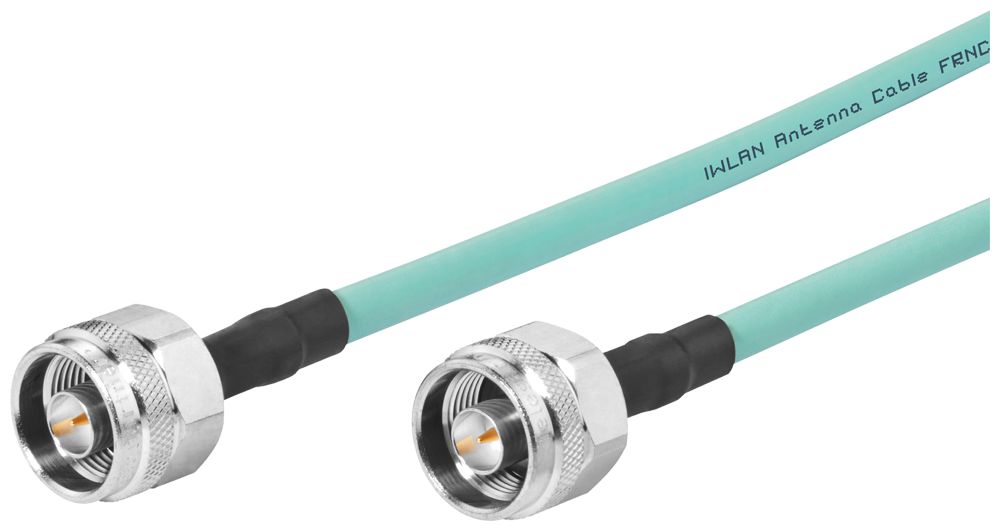 Siemens 6XV1875 Series, 2 m, IWLAN Coaxial, Terminated 50 Ω