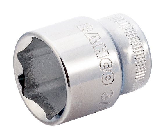 Bahco 3/8 in Drive 5/16in Standard Socket, 5/16in, 25.5 mm Overall Length
