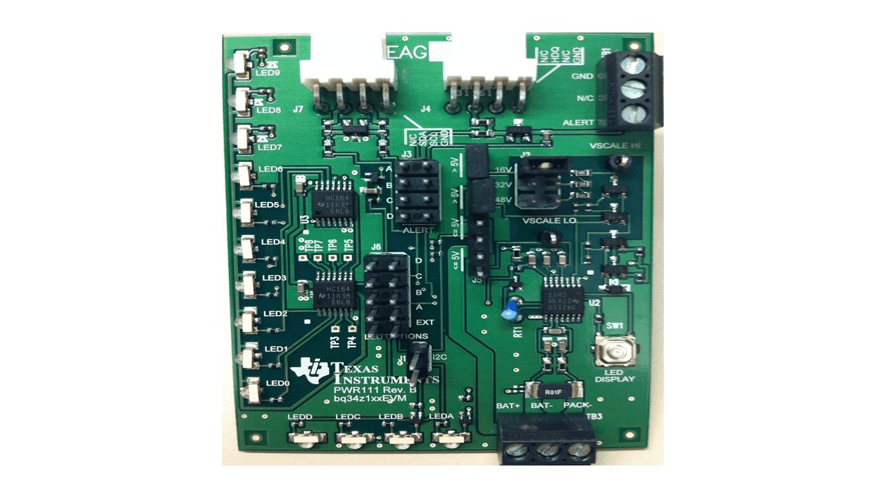 Texas Instruments BQ34Z100EVM 1s To 16s Impedance Track Fuel Gauge Battery Evaluation Module Lithium-ion/Lithium-Polymer