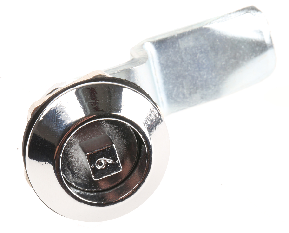 Euro-Locks a Lowe & Fletcher group Company Spanner Lock, 25.6mm Panel-to-Tongue, 23 x 20.2mm Cutout, Square Head Unlock