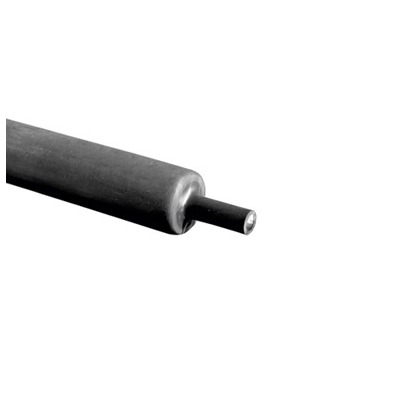 RS PRO Adhesive Lined Halogen Free Heat Shrink Tube, Black 12 → 63mm Sleeve Dia. x 100mm Length 3:1, 4:1 Ratio