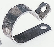 HellermannTyton 11.1mm Natural, Aluminium P Clip