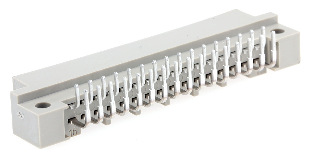 HARTING 32 Way 2.54mm Pitch, Type 2B Class C2, 2 Row, Right Angle DIN 41612 Connector, Plug