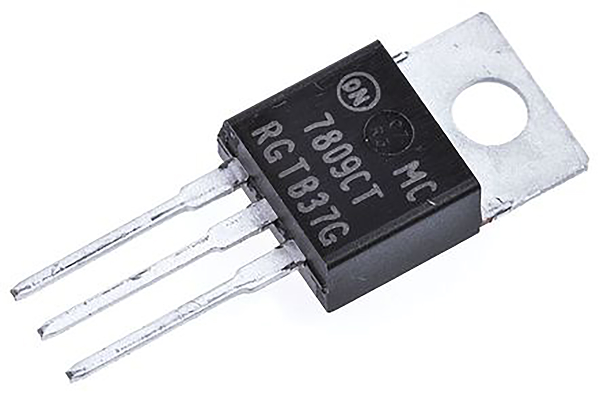 onsemi MC7809CTG, 5-Channel Linear, Voltage Regulator, 2.2 A, 9 V, TO-220 3-Pin