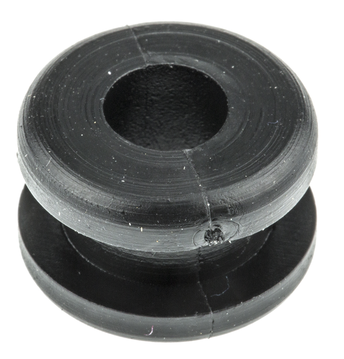 HellermannTyton HV Black PVC 10mm Cable Grommet for Maximum of 6mm Cable Dia. 633-02180 HV1218-PVC-FR-BK