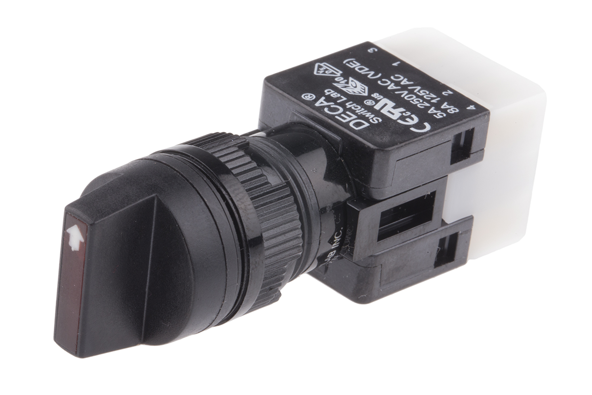 RS PRO Selector Switch - (NC/NO) 3 Positions