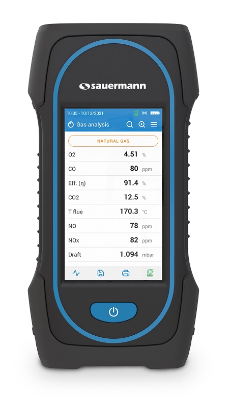 SAUERMANN. Combustion Gas Analyser, 2000ppm, +200mbar Max