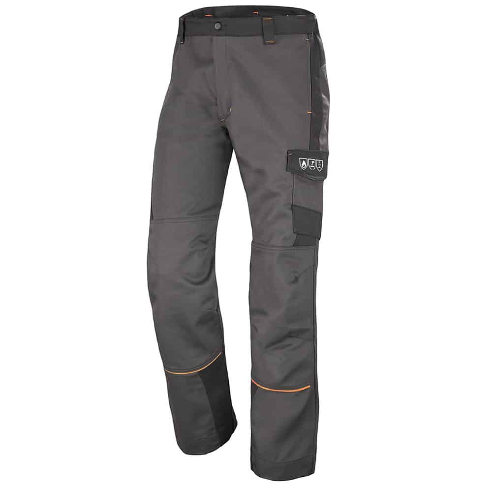Cepovett Safety 9023-8596 Unisex's Dark Grey 1% Anti-Static Fibre, 20% Polyester, 79% Cotton, Size 3XL Waist Size 60/62
