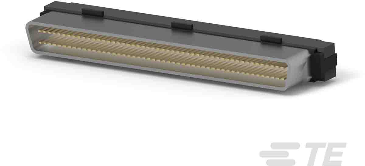 TE Connectivity, AMPLIMITE 0.50 Male 100 Pin Cable Mount SCSI Connector 1.27mm Pitch, IDC, Latch Block