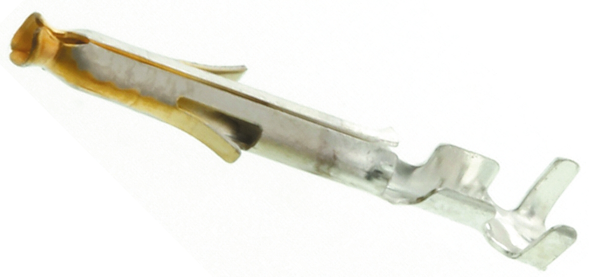 TE Connectivity Mini-Universal MATE-N-LOK Series Female Crimp Terminal, 26AWG Min, 22AWG Max