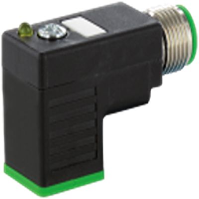Murrelektronik Limited MSUD 2 + PE DIN 43650 DIN 43650 Solenoid Connector with Indicator Light, 24 V Voltage