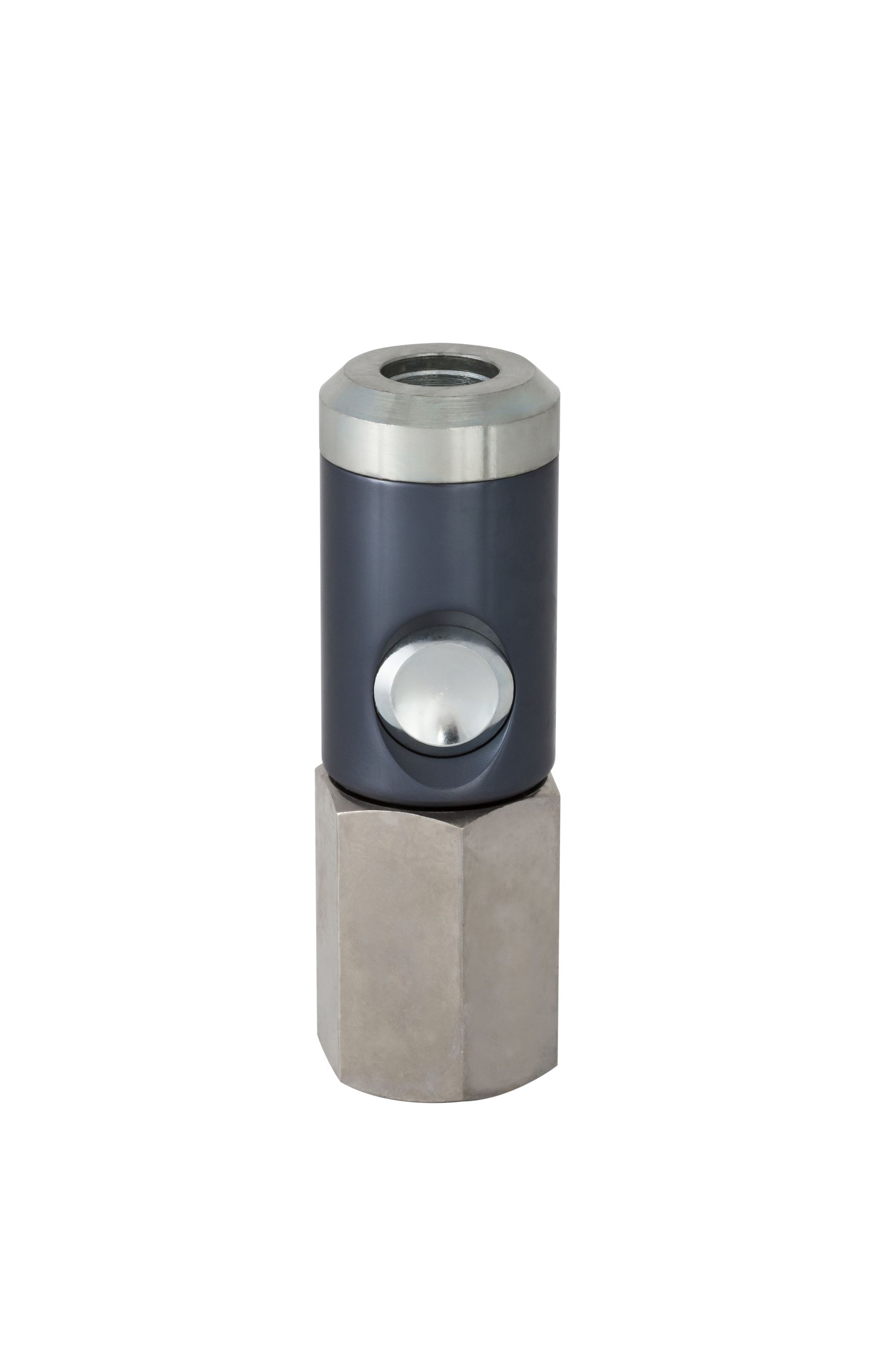 RS PRO Aluminium, Brass, Steel Female Pneumatic Quick Connect Coupling, 1/2 in BSP Female Threaded