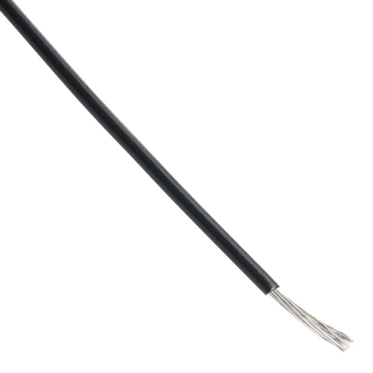 Alpha Wire Hook-Up Wire PVC Series Black 0.33 mm² Hook Up Wire, 22 AWG, 7/0.25 mm, 30m, PVC Insulation, 7131 BK005