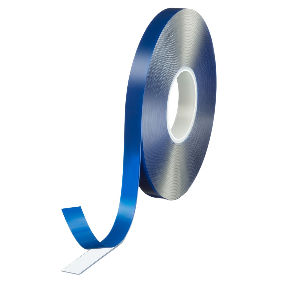 Tesa 07055-00003-48 Transparent Double Sided Tape, 1mm Thick, 24 N/cm, Acrylic Backing, 19mm x 25m
