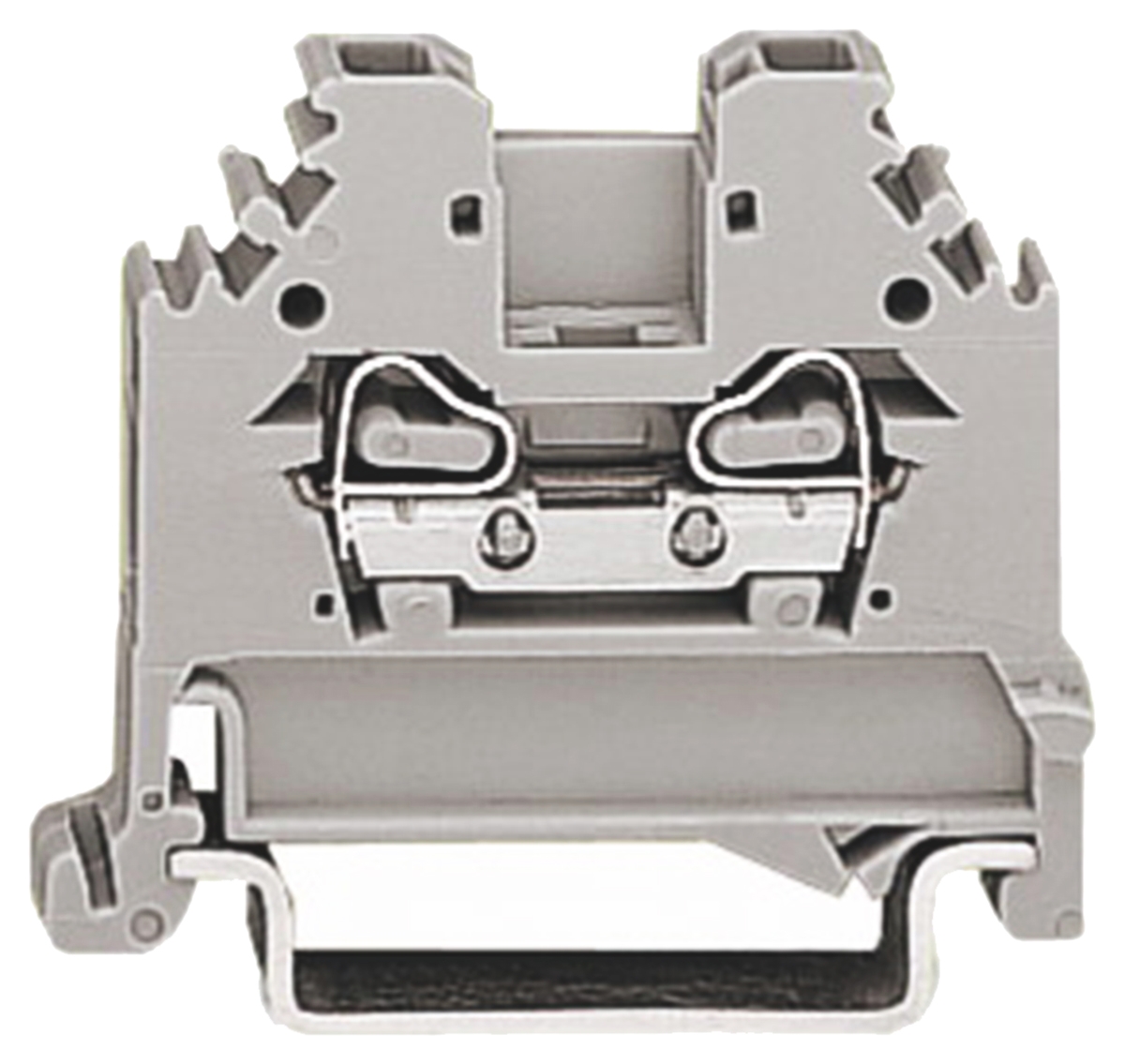 WAGO 280-101 280 Series Grey, 2.5mm², Single-Level, Cage Clamp Termination