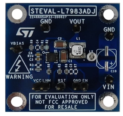 STMicroelectronics STEVAL-L7983ADJ step-down switching power supply evaluation board Buck-Boost Converter for STEVAL for