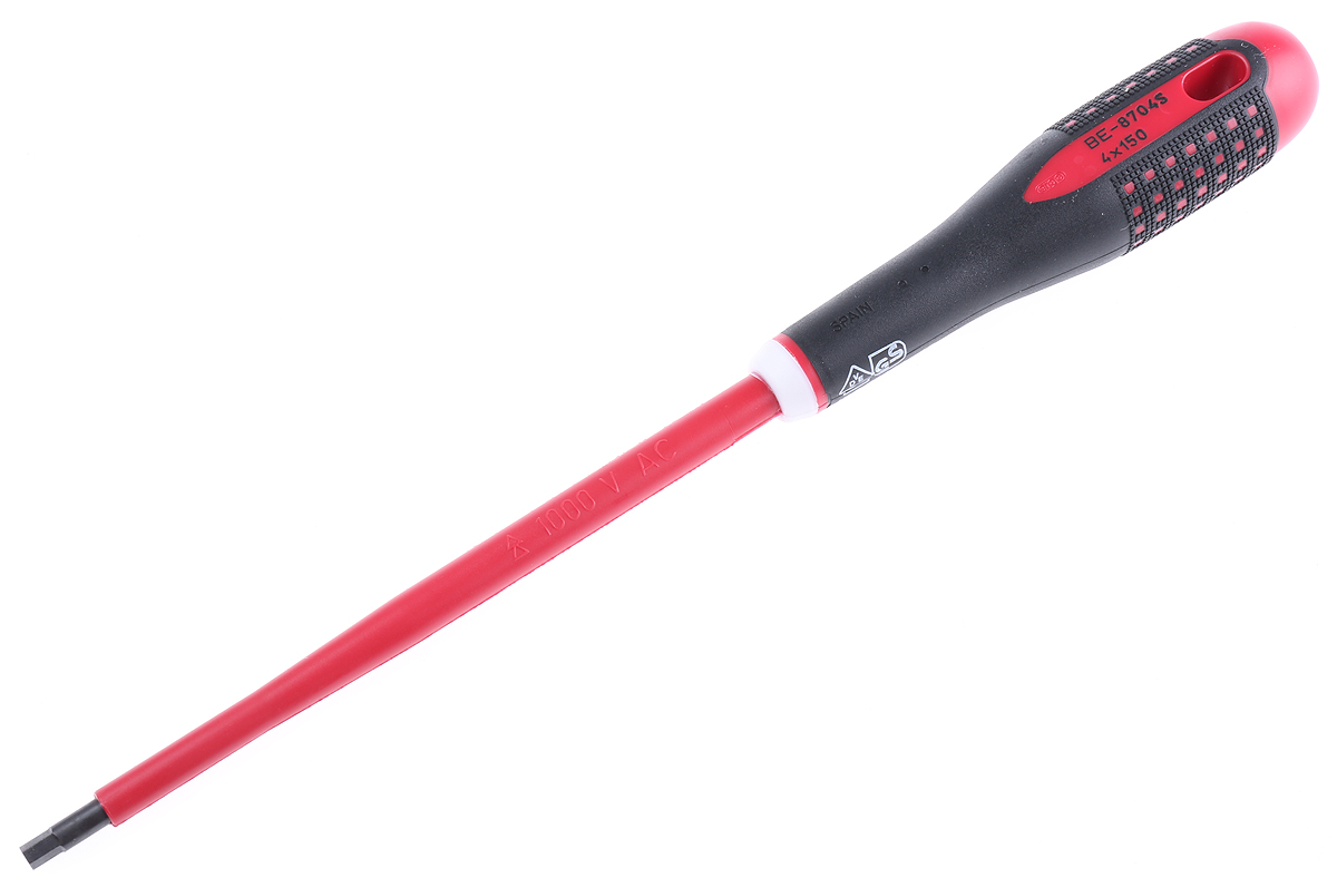 Bahco Hexagon  Screwdriver, 4 mm Tip, 150 mm Blade, VDE/1000V, 272 Overall