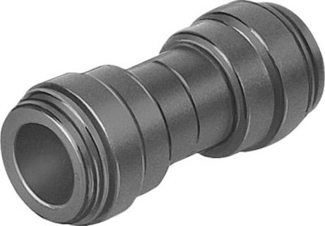 Festo CQ Series Straight Tube-to-Tube Adaptor, Push In 15 mm to Push In 15 mm, Tube-to-Tube Connection Style, 177696