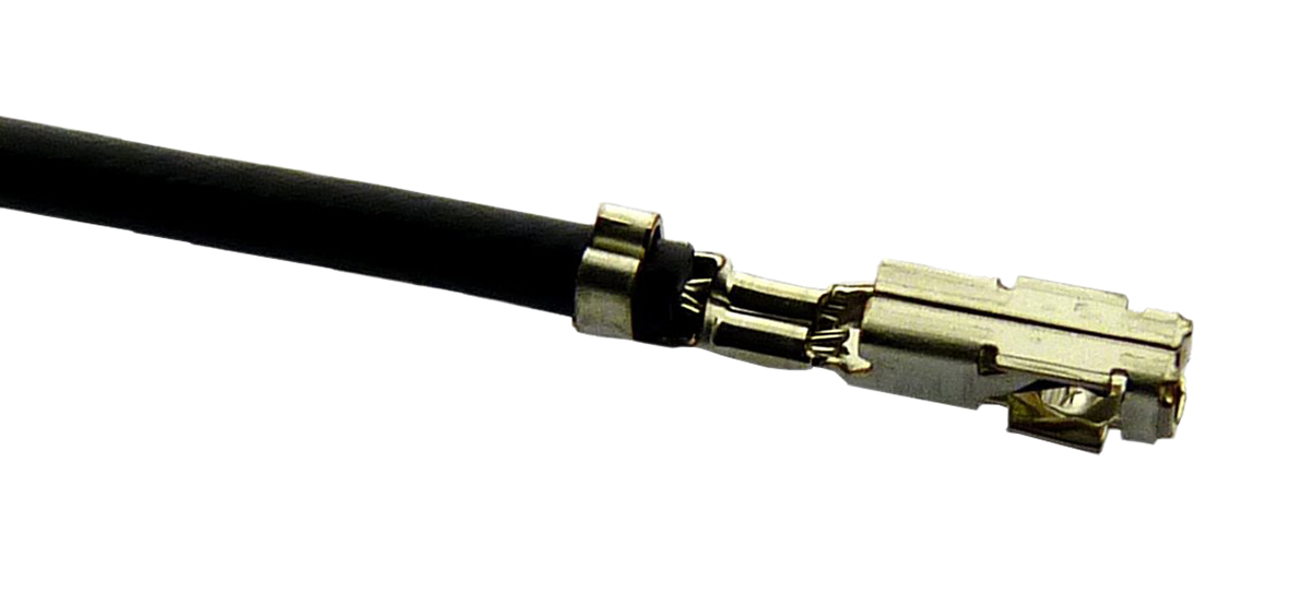 JST Female PUD to Female PUD Crimped Wire, 300mm, 0.08mm²