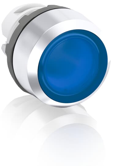 ABB MP1 Series Blue Momentary Push Button Head, 22.5mm Cutout