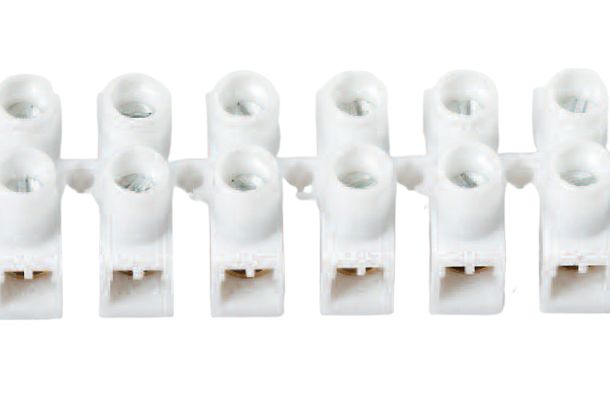 HellermannTyton Terminal Block, 12-Way, 5A, 6 mm Wire, Screw Termination